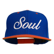 Soul Embroidered Snapback Cap