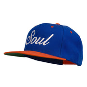 Soul Embroidered Snapback Cap