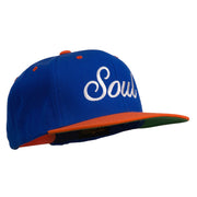 Soul Embroidered Snapback Cap