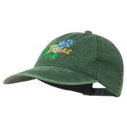 Texas State Bluebonnet Flower Embroidered Cap