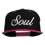 Soul Embroidered Snapback Cap