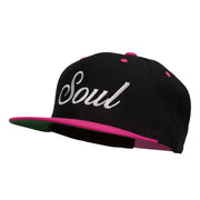 Soul Embroidered Snapback Cap