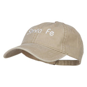 Santa Fe Embroidered Washed Cap