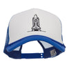 Space Shuttle Embroidered Foam Mesh Cap