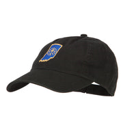 Indiana State Flag Map Embroidered Low Profile Cotton Cap