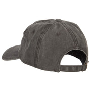 Sailing Outline Embroidered Washed Cotton Cap