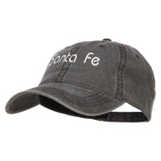 Santa Fe Embroidered Washed Cap