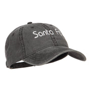 Santa Fe Embroidered Washed Cap