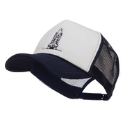 Space Shuttle Embroidered Foam Mesh Cap