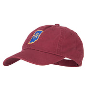 Indiana State Flag Map Embroidered Low Profile Cotton Cap