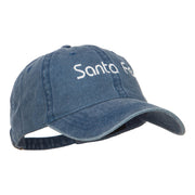 Santa Fe Embroidered Washed Cap