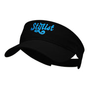 The Stylist Embroidered Cotton Twill Visor