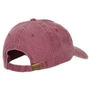 Sailing Outline Embroidered Washed Cotton Cap