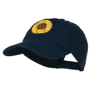 Sunflower Embroidered Cap