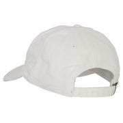 South Carolina with Map Outline Embroidered Washed Cotton Twill Cap