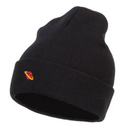 Mini Saturn Embroidered Long Beanie