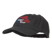 Support Our Troops Embroidered Low Cap