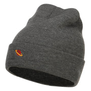 Mini Saturn Embroidered Long Beanie