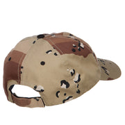 US Submarine Veteran Military Embroidered Enzyme Camo Cap