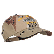 US Submarine Veteran Military Embroidered Enzyme Camo Cap