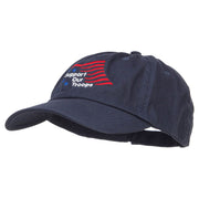 Support Our Troops Embroidered Low Cap