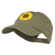 Sunflower Embroidered Cap