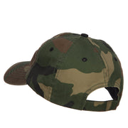 US Submarine Veteran Military Embroidered Enzyme Camo Cap