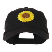 Sunflower Embroidered Cap