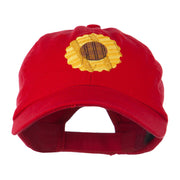 Sunflower Embroidered Cap