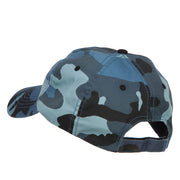 Navy Seabee Veteran Military Embroidered Enzyme Camo Cap