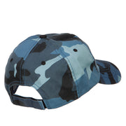 Navy Seabee Veteran Military Embroidered Enzyme Camo Cap