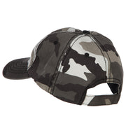 Navy Seabee Veteran Military Embroidered Enzyme Camo Cap