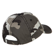 Navy Seabee Veteran Military Embroidered Enzyme Camo Cap