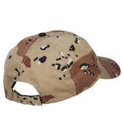 Navy Seabee Veteran Military Embroidered Enzyme Camo Cap