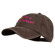 I'm a Survivor Embroidered Washed Cap