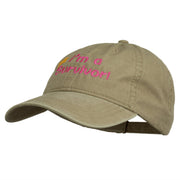 I'm a Survivor Embroidered Washed Cap