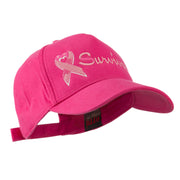 Breast Cancer Ribbon Survivor Embroidery Cap