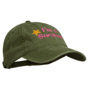 I'm a Survivor Embroidered Washed Cap