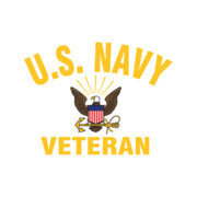 US Navy Veteran Logo Heat Transfers Sticker