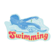 Swimming Embroidered Patches