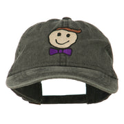 Smile Dad Embroidered Washed Cap