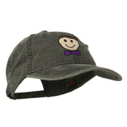 Smile Dad Embroidered Washed Cap