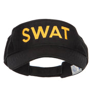 SWAT Embroidered Cotton Washed Visor