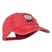 Smile Dad Embroidered Washed Cap