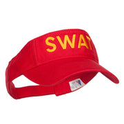 SWAT Embroidered Cotton Washed Visor