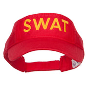 SWAT Embroidered Cotton Washed Visor