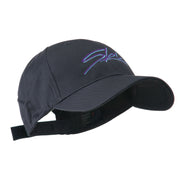 Ski Wording in Cursive Embroidered Cap