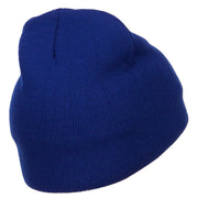 Sailboat Wave Embroidered Short Beanie