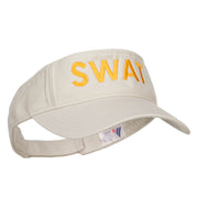 SWAT Embroidered Cotton Washed Visor