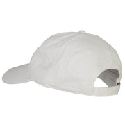 Wisconsin with Map Outline Embroidered Washed Cotton Twill Cap